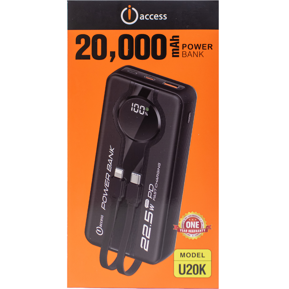 20,000 mAh Power Bank 20,000 mAh Power Bank