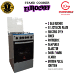 Eurochef 3G+1E Standing Cooker EG55 - Image 4