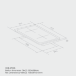 Haier 2 Burners with WoK Burner Built-in Cooker Hob - HOB-2F30BT - Image 2