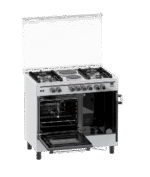 Haier Cooker 4G+2E 60x90cm Standing with Oven with Rotisserie HCR6042DES - Image 2