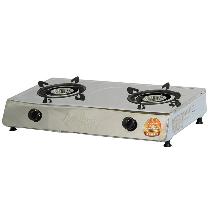 Ramtons Gas Cooker 2 Burner Stainless Steel- RG:544 Ramtons Gas Cooker 2 Burner Stainless Steel- RG/544 - Image 1
