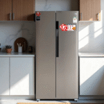 The Ramtons RF/319 is a 430-Litres, side-by-side, No Frost refrigerator - Image 4