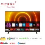 Vitron 32 inch Smart Android Frameless QLED TV